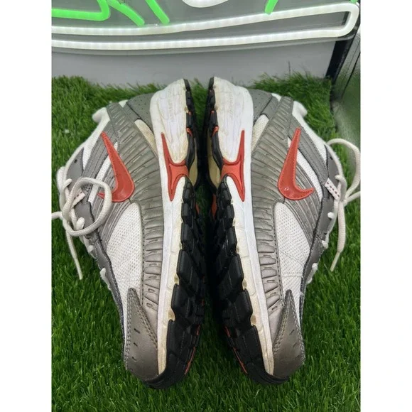 Nike Dart IV Running Shoes White Gray Red Womens Size 9.5 313801-162 - Picture 6 of 9